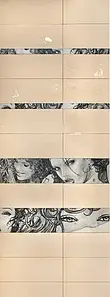 Panel, Keramik, 20x300 cm, Overflade blank